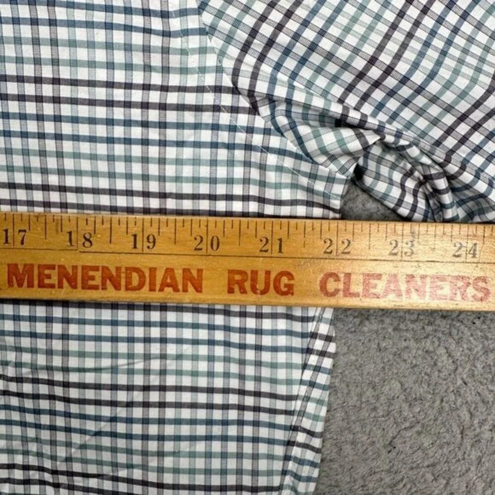 J Crew Ludlow Dress Shirt Mens 16-33 Muli Plaid Button Up Long Sleeve Stretch
